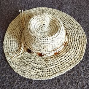 Boutique 100% Paper Women Hat EUC